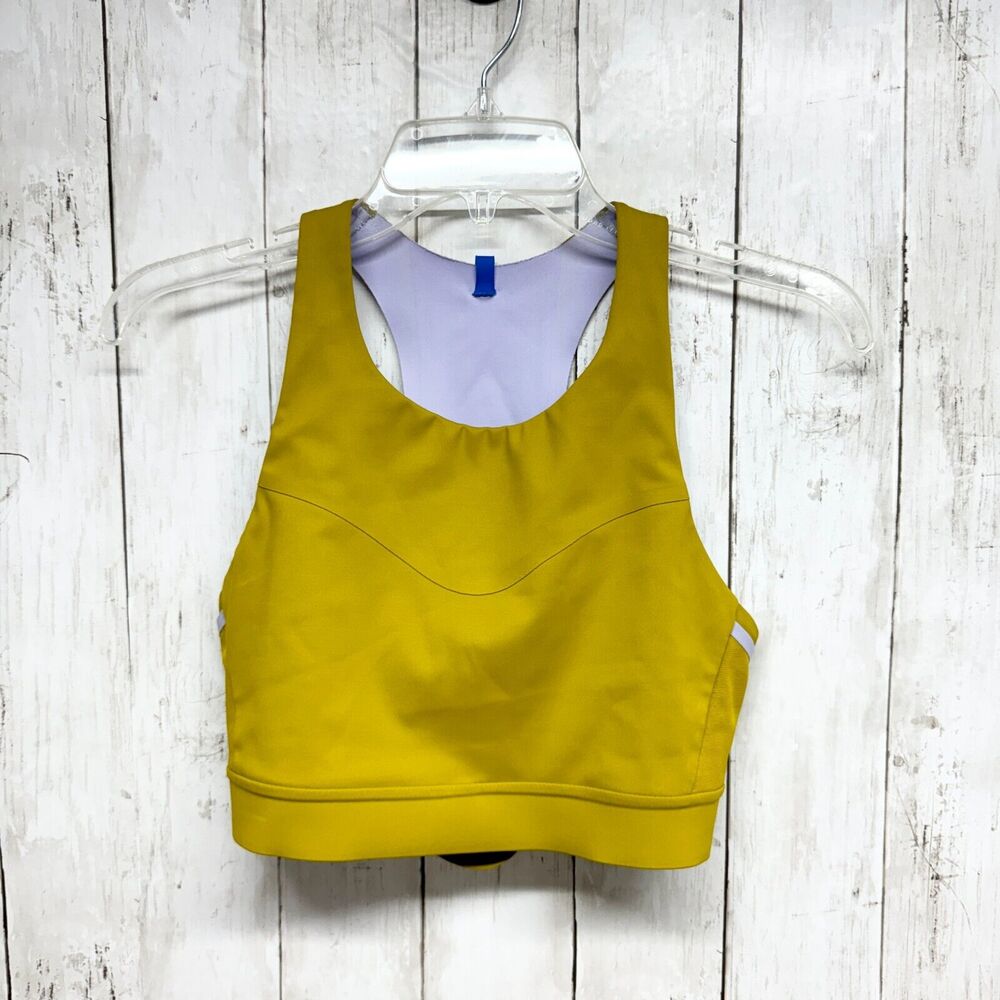 Brooks Mustard Yellow Sports Bra